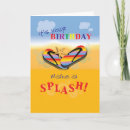 Search for flip flop birthday cards Ocean
