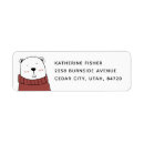 Search for fauna return address labels Red