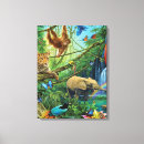 Search for elephant painting canvas prints Nature
