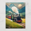 Search for locomotive postcards Mountains