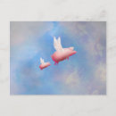 Search for flying pigs postcards Pig with wings