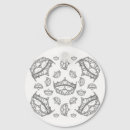 Search for heart white key rings Silver