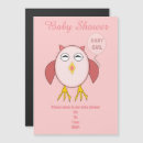 Search for pink owl baby shower invitations Birds