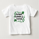 Search for st patricks day baby shirts Clover