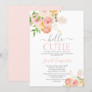 Search for hey baby invitations Pink