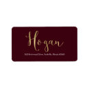Search for seasonal return address labels Modern