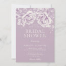 Search for purple rose bridal shower invitations Lilac