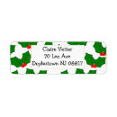 Search for holly leaf return address labels Berries