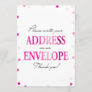 Search for address an envelope signs Pink