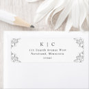 Search for gold and silver return address labels Elegant