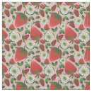 Search for strawberry pattern fabric Girly