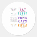Search for sleep round stickers Cats