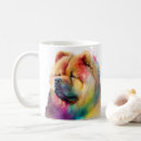 Search for chow dog mugs Watercolor
