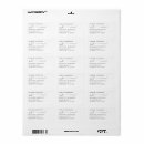 Search for rehearsal dinner return address labels Black and white