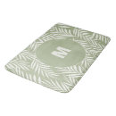 Search for green leaves bath mats Elegant