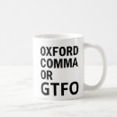 Search for grammar nerd mugs Oxford comma