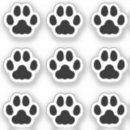Search for black paw print stickers Cats