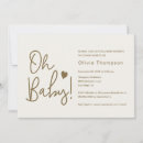 Search for beige baby shower invitations Minimal