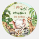 Search for 2nd birthday safari stickers Zoo