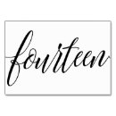 Search for black 14 table cards Typography