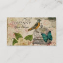 Search for shabby business cards Vintage floral
