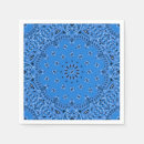 Search for blue paisley napkins Bandanna