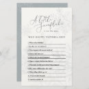 Search for baby shower quiz Elegant