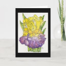 Search for purple iris cards Watercolor