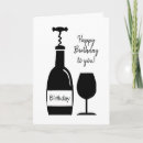 Search for funny wine jokes cards Over the hill
