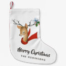 Search for reindeer christmas stockings Vintage