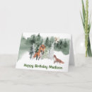 Search for fox birthday cards Watercolor