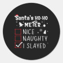 Search for slay stickers Santa claus