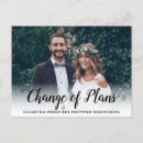 Search for change of plans wedding invitations Script calligraphy