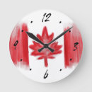 Search for canadian flag clocks Wall