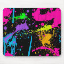 Search for paint splatters mouse mats Neon