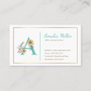 Search for sunflower business cards Feminine