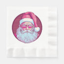 Search for vintage santa claus napkins Xmas