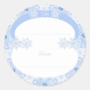 Search for ice blue snowflakes stickers White