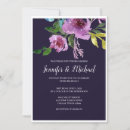 Search for navy and plum wedding invitations Rustic