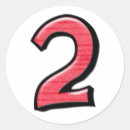 Search for number two stickers Anniversary