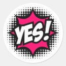 Search for comic style stickers Red