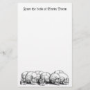 Search for skull stationery paper Vintage