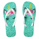 Search for unicorn flipflops Glitter
