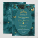 Search for blue butterfly quinceanera invitations Sparkle
