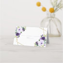 Search for watercolor place cards Purple