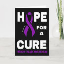 Search for fibromyalgia ribbon cards Purple