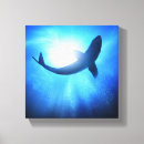 Search for ocean silhouette canvas prints Blue
