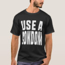 Search for condom tshirts Use a condom