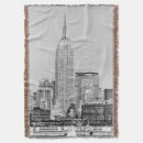 Search for new york city skyline blankets Cityscapes