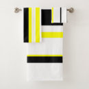 Search for black and grey stripes bath towels White